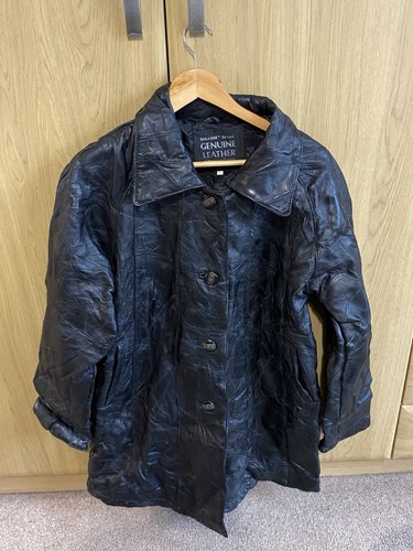 Maxam black leather jacket - leather,