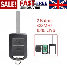 2 Button Remote Key Fob FOR