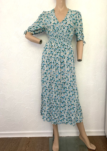 Ghost blue floral print - x,