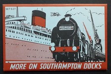 SOUTHAMPTON DOCKS set of 6 modern postcards - DALKEITH S 27