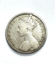 Antique 1849 Silver Queen Victoria Godless Florin Coin