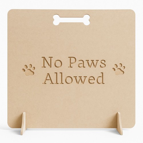 Wooden pet stopper - stopper,, dog