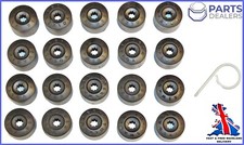 GENUINE VW WHEEL NUT COVERS BOLT PLASTIC CAPS + TOOL GOLF PASSAT POLO TOURAN x20