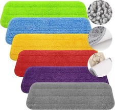 Spray Mop Refill Pads Flat Microfiber Replacement Heads Absorbent Cleaning Cloth