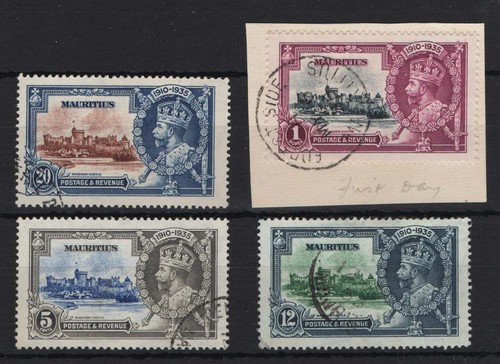 Mauritius 1935 silver jubilee - silver,