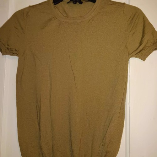 Gucci tan knit short sleeve - gucci,