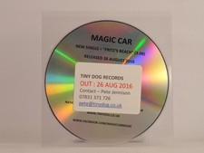 MAGIC CAR FRITZ'S BEACH (F31) 1 Track Promo CD Single including Plastic Sleeve T