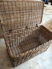 Huge Vintage WICKER BASKET
