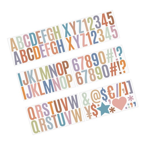 Sheets self adhesive letter - self-adhesive,