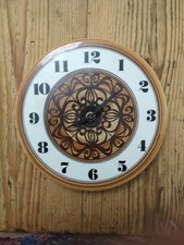 1970s Vintage Jersey Pottery Clock Made In England
