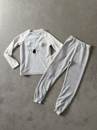 Girls grey fleece soft - , fluffy