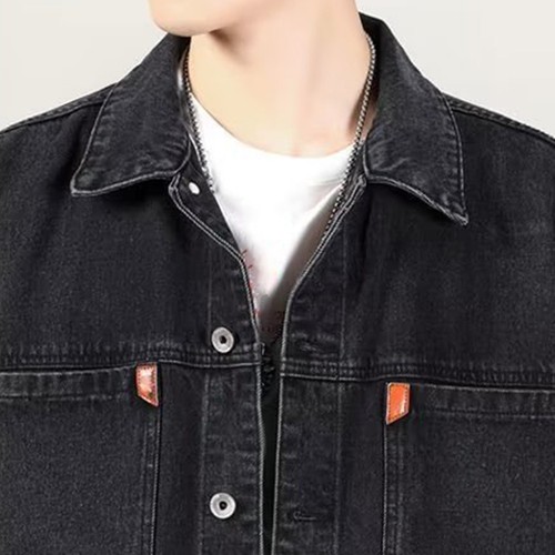 Men vintage workwear jacket - workwear,