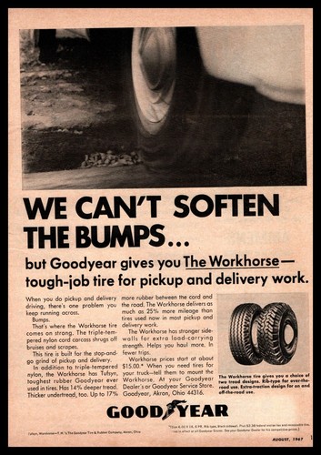1967 goodyear workhorse truck - goodyear,