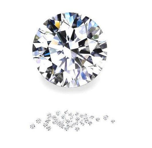 Natural fine diamond - fine,