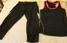 Karrimor ladies sports running gear active wear top crop shorts leggings