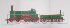 Steam Train Engine Railway Art Print C1971 Great Western LORD OF THE ISLES