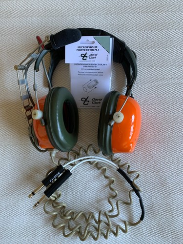 Elon pilot headset - elon, orange