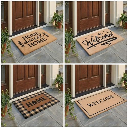 Welcome doormat indoor outdoor - welcome,