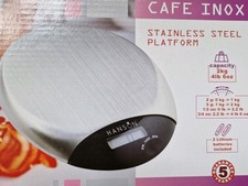 Hanso Cafe Inox Electronic Kitchen Scale. New In Box.