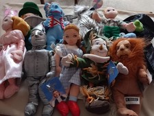 RARE  -  Wizard Of Oz - soft plush figures -  set of 10