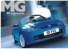 MG TF Spark Limited Edition 2004 UK Market Single Sheet Brochure 115, 135 & 160