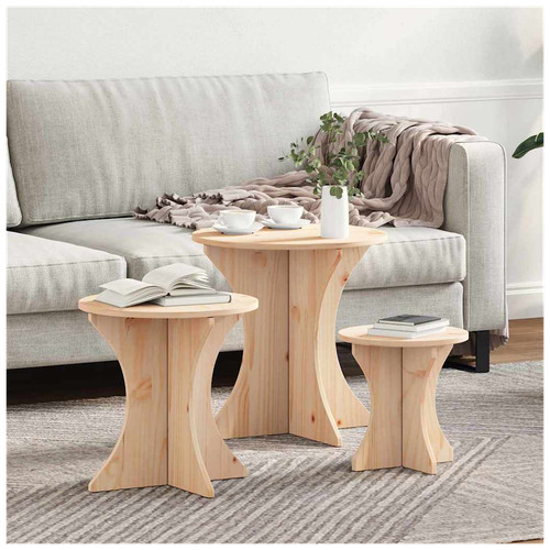 Coffee table natural pine - table,
