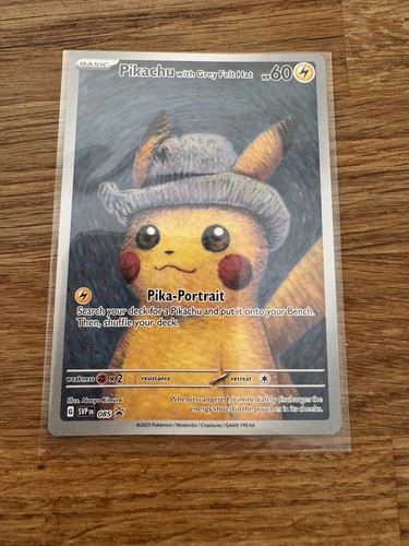 Pikachu with grey felt hat - grey,