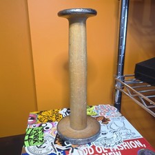 Vintage Wooden Industrial Textile Bobbin Spool – Antique Decor  Hat Stand