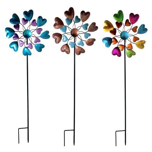 Decorative metal wind spinner - metal,