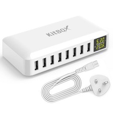 Multi USB Charger UK Plug 40W