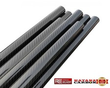 1000mm Length Gloss Twill Fibre 3k Carbon Fiber Tube OD From 8mm to 62mm