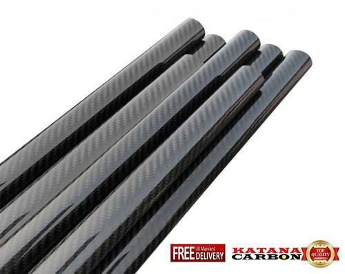 Carbon fiber tube gloss - carbon,