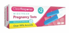 2x Clear Response Pregnancy