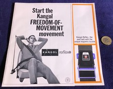 KANGOL REFLEX SEAT BELT  SALES