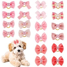 20pcs small dog hair bows - small,