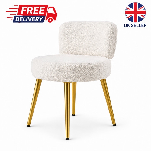Modern cream boucle accent - modern,