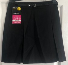 BHS Gils Black School Skirt