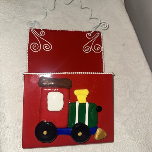 Christmas train ceramic - train,