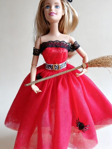 Custom made ooak barbie witch - custom-made,