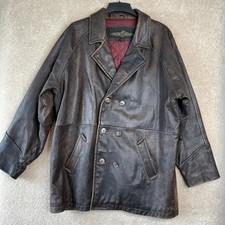 VINTAGE 1990s Brown Leather