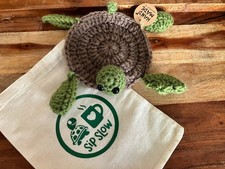 Crochet Tortoise Coasters with