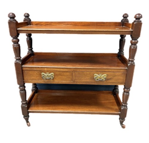 Victorian mahogany three tier - victorian,