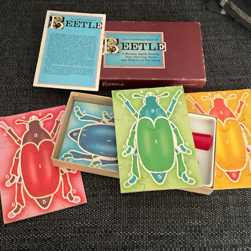 Traditional beetle dice game - traditional,