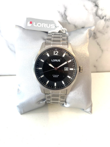 Lorus mens titanium - mens, black