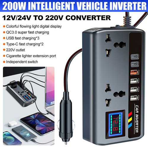 Car inverter converter 12v - inverter, 12v/24v