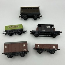Mixed Model Railway OO Gauge Wagons Bundle X5 Ratio / Lima / Kit Built Etc