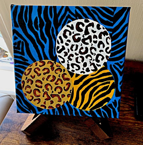 Abstract animal print canvas - animal,