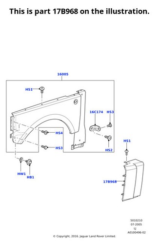 Land rover grille bodywork - rover,