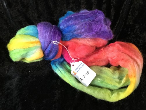Mobair hand dyed painted - dyed,