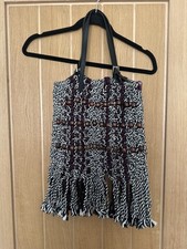 Zara Crochet Beaded Bag Size